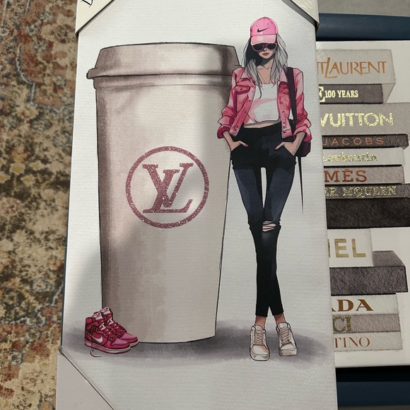 Bundle of 4 Fashion Illustration Canvas Set - Picture 2 of 5